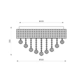 Plafoniera Capri 19027-L Lucente - Home & Lighting
