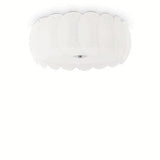 Plafoniera Ovalino Pl5 Bianco 093963 Lucente - Home & Lighting