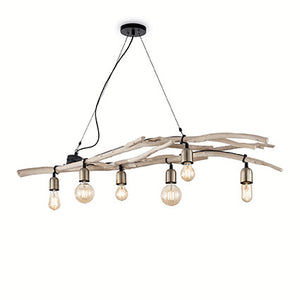 Lustra Driftwood Sp6 Wood 180922 Lucente - Home & Lighting