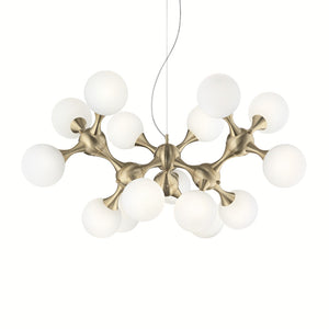 Lustra Nodi Sp15 Ottone Satinato 241012 Lucente - Home & Lighting