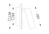 Aplica IOS 176 C175-WL-01-6W-MG Lucente - Home & Lighting