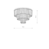 Plafoniera CRISTAL 7628