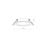 Spot Incastrat MYKONOS LED 6W 4000K 10536