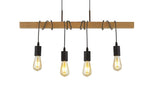 Lustra WOODY 95041-4BR Lucente - Home & Lighting