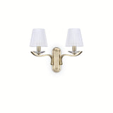 Aplica Pegaso Ap2 Ottone Satinato 197708 Lucente - Home & Lighting