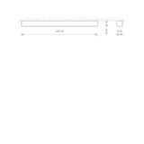 Plafoniera SOFT CEILING LED 120X6 7524