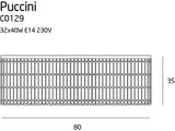 Plafoniera Puccini C0129 Lucente - Home & Lighting
