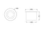 Spot Incastrat LIMO O037-L3W3K Lucente - Home & Lighting