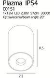 Spot Aplicat PLAZMA C0151 Lucente - Home & Lighting