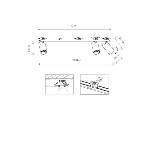 Plafoniera MONO III 7691 Lucente - Home & Lighting