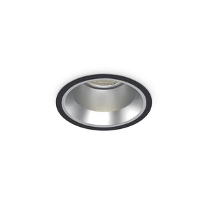 Spot Incastrat OFF ROUND D100 15W 3000K NERO 266558 Lucente - Home & Lighting