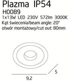 Spot Incastrat PLAZMA H0089 Lucente - Home & Lighting