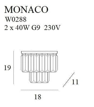 Aplica MONACO W0288 Lucente - Home & Lighting