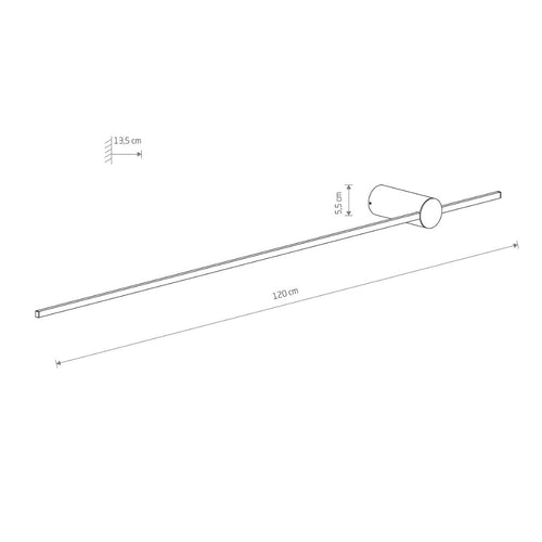 Aplica SABER LED L 4000K 10854