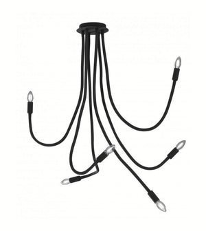 Lustra I-Lover-6-Nero Lucente - Home & Lighting