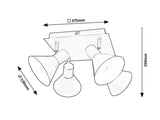 Plafoniera ALVARO 3159 Lucente - Home & Lighting