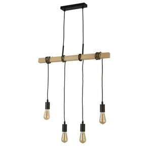 Lustra WOODY 95041-4BR Lucente - Home & Lighting