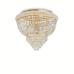 Plafoniera Dubai Pl6 Ottone 201016 Lucente - Home & Lighting