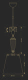 Lustra Monza Mon-Zwd-1(P/A) Lucente - Home & Lighting