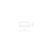 Plafoniera LID ROUND LED 15W 3000K 10402