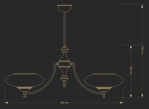 Candelabru San Marino SAN-ZW-2(P) Lucente - Home & Lighting