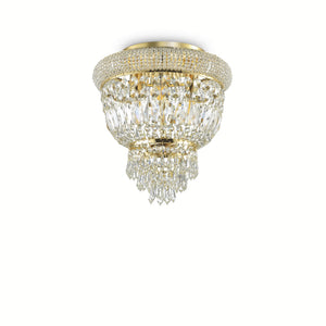 Plafoniera Dubai Pl3 Ottone 200996 Lucente - Home & Lighting