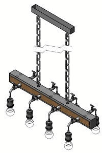 Lustra Goldcliff 49099 Lucente - Home & Lighting