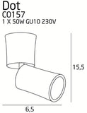 Spot Aplicat DOT C0157 Lucente - Home & Lighting