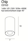 Spot Aplicat CHIP C0163 Lucente - Home & Lighting