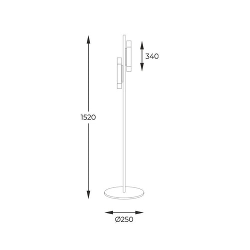 Lampadar MADERA 8310144