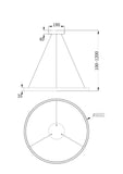 Lustra RIM MOD058PL-L42B4K Lucente - Home & Lighting