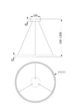 Lustra RIM MOD058PL-L42B4K Lucente - Home & Lighting