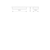 Plafoniera SOFT CEILING LED 60X20 7526
