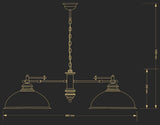 Lustra Lido Lid-Zw-2(P)Gr Lucente - Home & Lighting