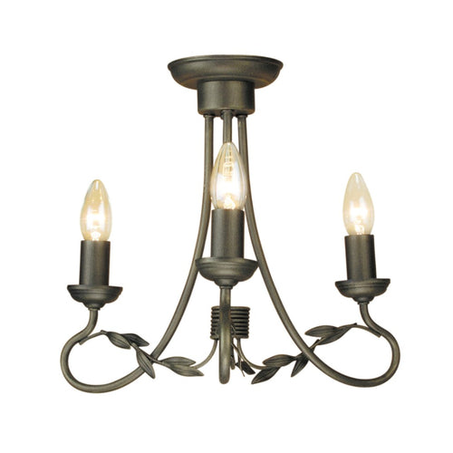Candelabru OLIVIA OV3 BLK/GOLD Lucente - Home & Lighting