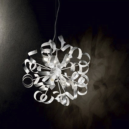 Lustra Vortex Sp6 Argento 101613 Lucente - Home & Lighting