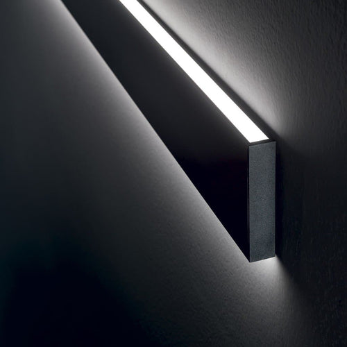 Aplica LINUS AP 4000K NERO 268071 Lucente - Home & Lighting