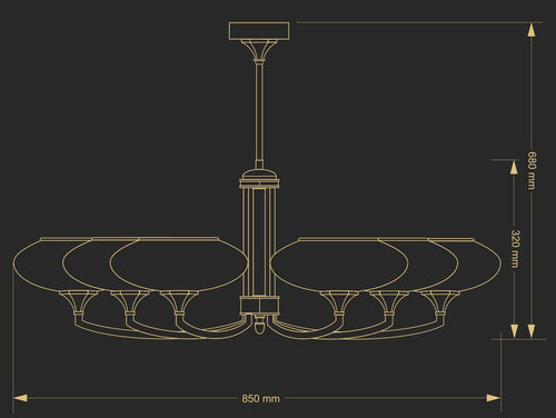 Candelabru Decor Dec-Zw-6(P) Lucente - Home & Lighting