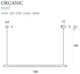 Lustra ORGANIC HORIZON P0357D Lucente - Home & Lighting