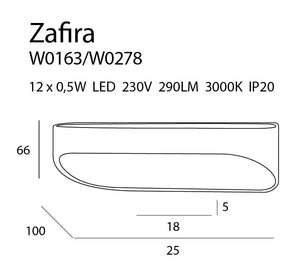 Aplica ZAFIRA W0278 Lucente - Home & Lighting