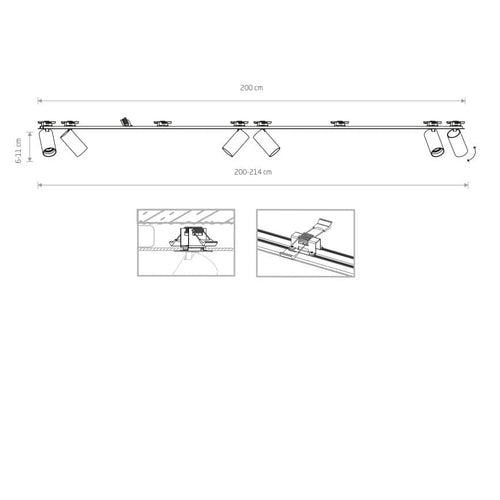 Plafoniera MONO VI 7837 Lucente - Home & Lighting