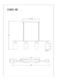 Lustra HADERA 15465-4H Lucente - Home & Lighting