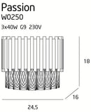 Aplica Passion W0250 Lucente - Home & Lighting