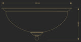 Plafoniera N N-Pl-2(P) Lucente - Home & Lighting
