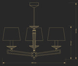 Candelabru Zola Zol-Zw-3(Bn/A) Lucente - Home & Lighting