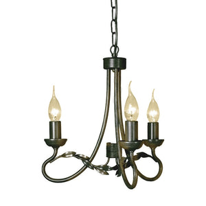 Candelabru OLIVIA OV3 BLK/GOLD Lucente - Home & Lighting