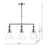 Lustra ISAAC LA3650343-Q Lucente - Home & Lighting