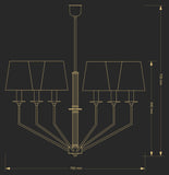 Candelabru Noemi Noe-Zw-6(Z/A) Lucente - Home & Lighting