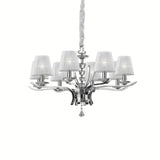 Candelabru Pegaso Sp8 Bianco 059242 Lucente - Home & Lighting
