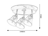 Plafoniera ANTOINE 3210 Lucente - Home & Lighting